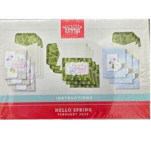 Stampin' Up! Paper Pumpkin Hello Spring Feb 2025 With Stamps and Ink